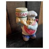 Lot of Misc Planters and other Vintage Décor. Bambi Planter, Love Bird Planter, Parmesan Shaker and more