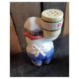 Lot of Misc Planters and other Vintage Décor. Bambi Planter, Love Bird Planter, Parmesan Shaker and more