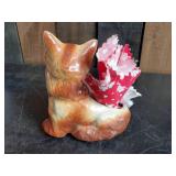 Lot of Misc Planters and other Vintage Décor. Bambi Planter, Love Bird Planter, Parmesan Shaker and more