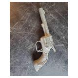 Vintage Toy Lot, Vintage Hawkey Cap Gun, Vintage Toy Spurs, Vintage Toy Texas Revolver