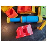 Vintage Fisher Price Toy Lot Of All Types   fun Vintage Toy Lot