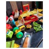 Vintage Fisher Price Toy Lot Of All Types   fun Vintage Toy Lot