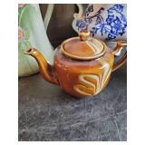 Various Vintage Pitchers and Tea Pots Ceramic and Aluminum