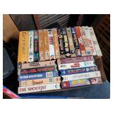 Sylvania VHS and Boxes of Various VHS Tapes to include Disney, John Wayne and much more