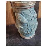 Dog Stein and Fish Stein   Very Cool and Great Condition