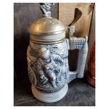 Astronaut and Fire Fighter/Station Steins very cool and Great Condition