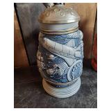 Astronaut and Fire Fighter/Station Steins very cool and Great Condition