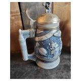 Astronaut and Fire Fighter/Station Steins very cool and Great Condition