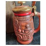 Astronaut and Fire Fighter/Station Steins very cool and Great Condition