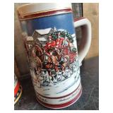 3 Budweiser Steins in Great Condition