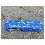 Holographic animated 48in indoor outdoor Christmas lighted Décor