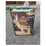 Illuminated 48" Standing Reindeer with Box