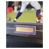 Framed #4 Mn Vikings Quarterback Bret Farve Picture