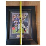 Framed #4 Mn Vikings Quarterback Bret Farve Picture