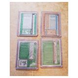 Wayne Cage, Eddie Murray, Joe Morgan, Reggie Jackson Vintage Baseball Cards