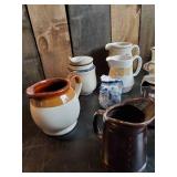 Lot of Various Creamers and Vintage Coffee Cups and others
