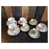 Tea Cup Lot of Various Makers