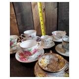 Tea Cup Lot of Various Makers