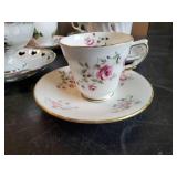 Tea Cup Lot of Various Makers and TeaPot