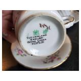 Tea Cup Lot of Various Makers and TeaPot