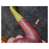 Vintage Pipe Lot with Stand