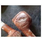 Vintage Pipe Lot with Stand