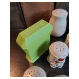 Large Lot of Various styles of Salt and Pepper shakers