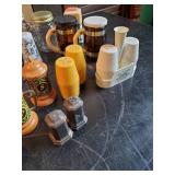 Large Lot of Various styles of Salt and Pepper shakers