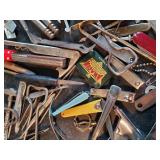 Large Misc Smalls and More Lot Red Owl Sewing kit, Bottle Openers Knives and much Much more