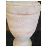 Gorgeous Marble Vase Mixed Salmon and white color heavy duty
