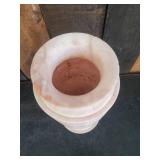 Gorgeous Marble Vase Mixed Salmon and white color heavy duty