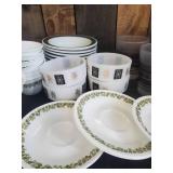Corelle Plates, Cups Saucers, Federal Glass Atomic Starburst Pattern and much more