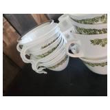 Corelle Plates, Cups Saucers, Federal Glass Atomic Starburst Pattern and much more