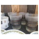 Corelle Plates, Cups Saucers, Federal Glass Atomic Starburst Pattern and much more