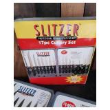 Slitzer 17pc Cutlery Set New in Box  Great Set