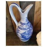 Goose Cookie Jar new in box  Gorgeous Blue Water pitcher, Ceramic Canister `