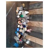 Large Misc Lot of Smalls Glass Bells, Blue Glass Chicken, And MUCH Much More