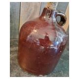 RARE RedWing Stoneware Co. Early Handled Brown Jug with Cork