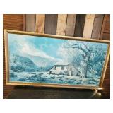 Beautiful Large Jim Daly Mid Modern Collectable Wall Art