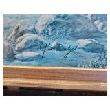 Beautiful Large Jim Daly Mid Modern Collectable Wall Art