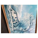 Beautiful Large Jim Daly Mid Modern Collectable Wall Art