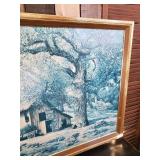 Beautiful Large Jim Daly Mid Modern Collectable Wall Art