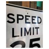 Retired Speed Limit 35 Road Sign