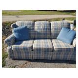 Awesome Country/Lake Style Sleeper Sofa Couch and Reclining Rocking Chair comes with décor Pillows