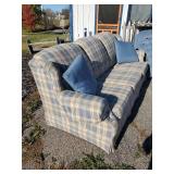 Awesome Country/Lake Style Sleeper Sofa Couch and Reclining Rocking Chair comes with décor Pillows