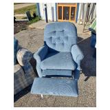 Awesome Country/Lake Style Sleeper Sofa Couch and Reclining Rocking Chair comes with décor Pillows