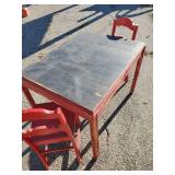 Fun Solid Wooden Table and 2 Chairs