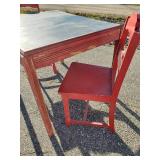 Fun Solid Wooden Table and 2 Chairs