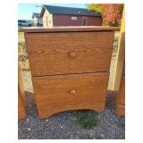 Solid Wooden 5 Drawer dresser and Matching Side Tables in Great Condition