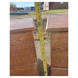 Solid Wooden 5 Drawer dresser and Matching Side Tables in Great Condition